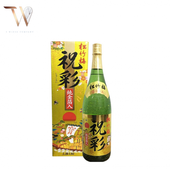 Rượu Sake Vẩy Vàng Takara Shozu Mặt Trời Đỏ